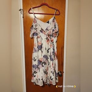 torrid Mini Chiffon Wrap Dress